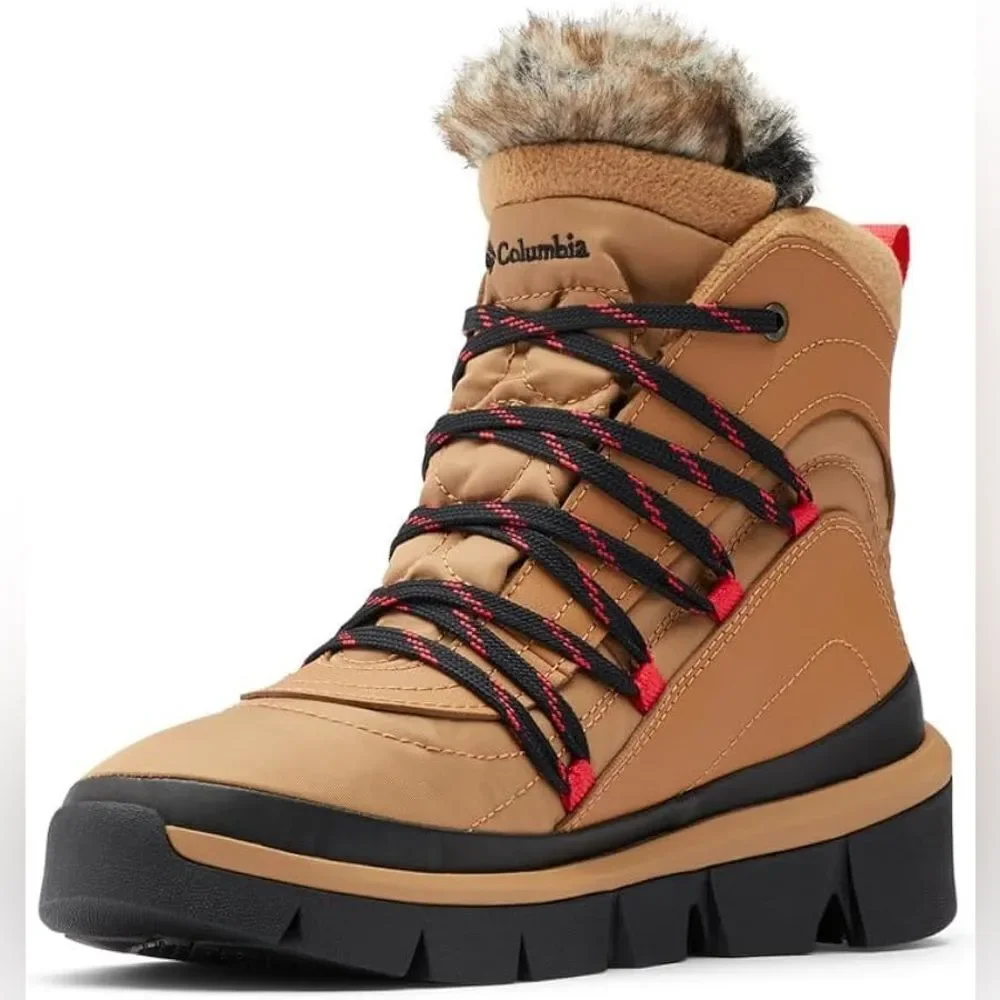 Columbia Women's Keetley Shorty Snow Boot NEW Size 11 Elk/Black